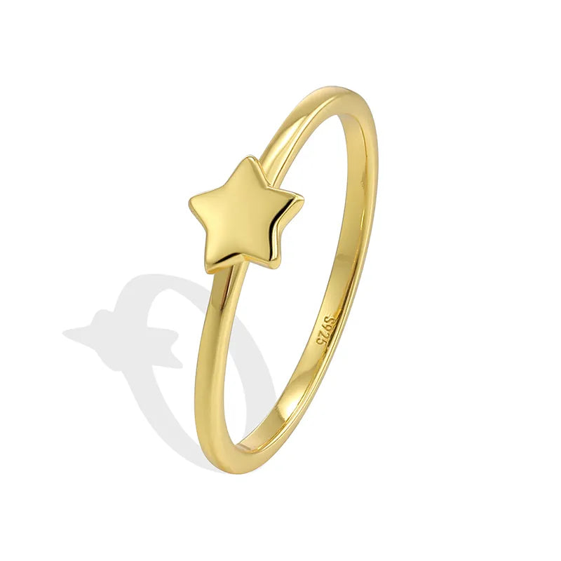 925 Sterling Silver 18K gold plated Ring