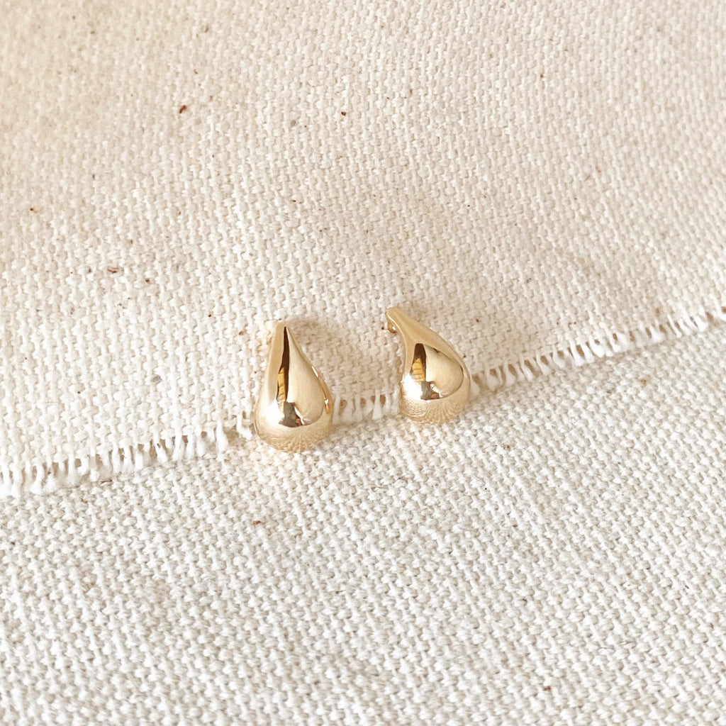 Teardrop Stud Earrings