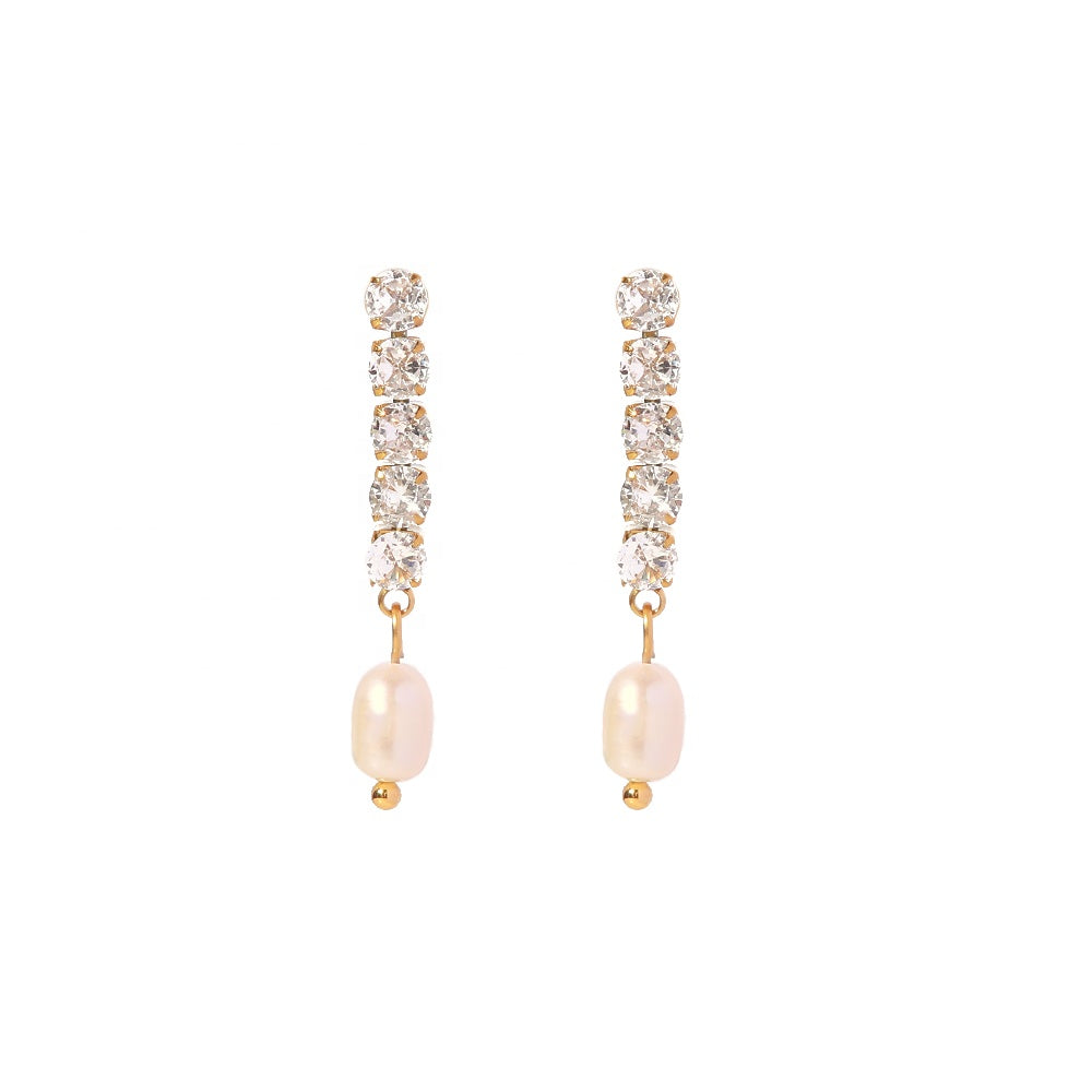 Luna Pearl Drop Earrings