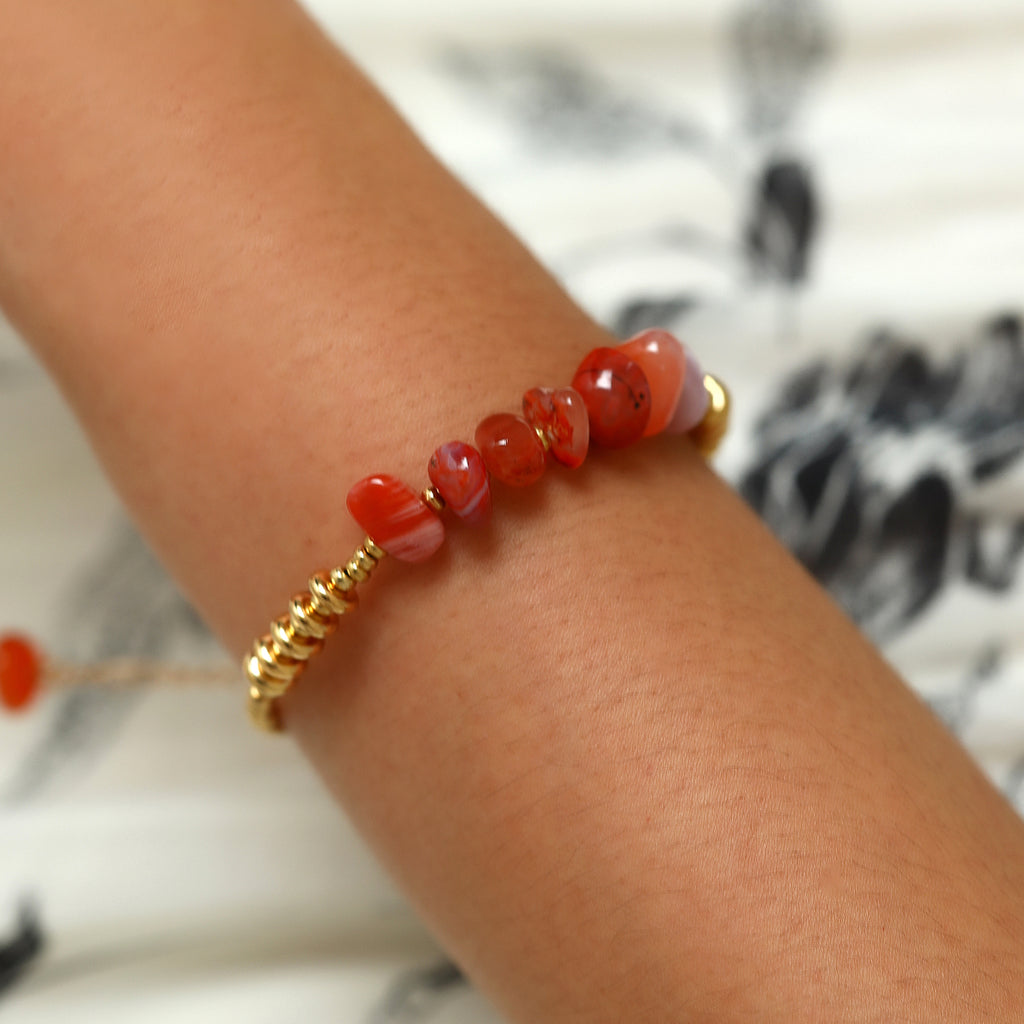 Sunset Agate Adjustable Bracelet