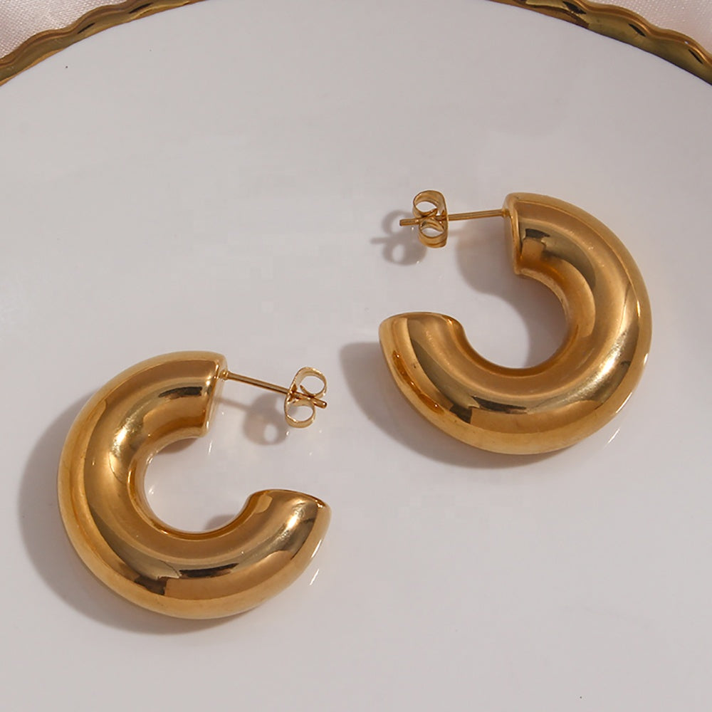 Chunky Hoop Earring