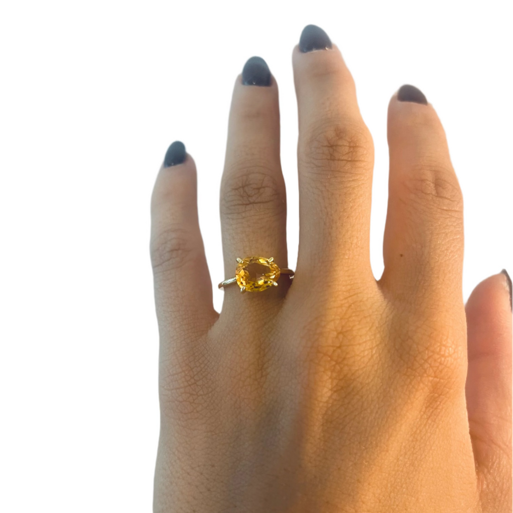 Oval Stone Ring