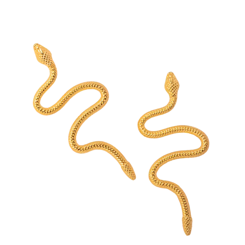 Snake earrings